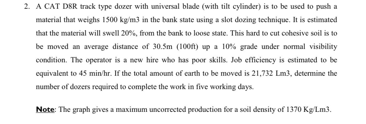 A CAT D 8 R track type dozer with universal blade