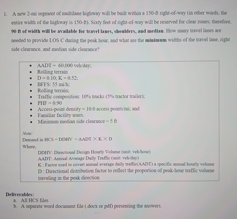 A new 2 - mi segment of multilane highway will be