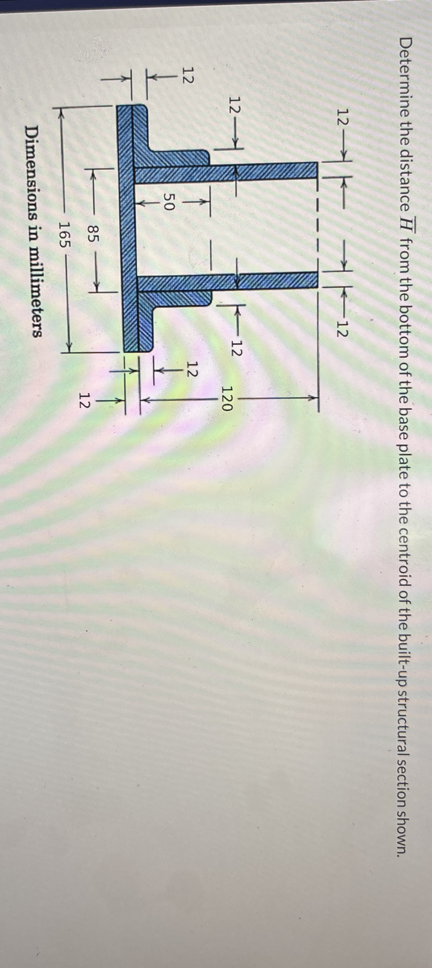 Determine the distance ? b a r ( H ) from the