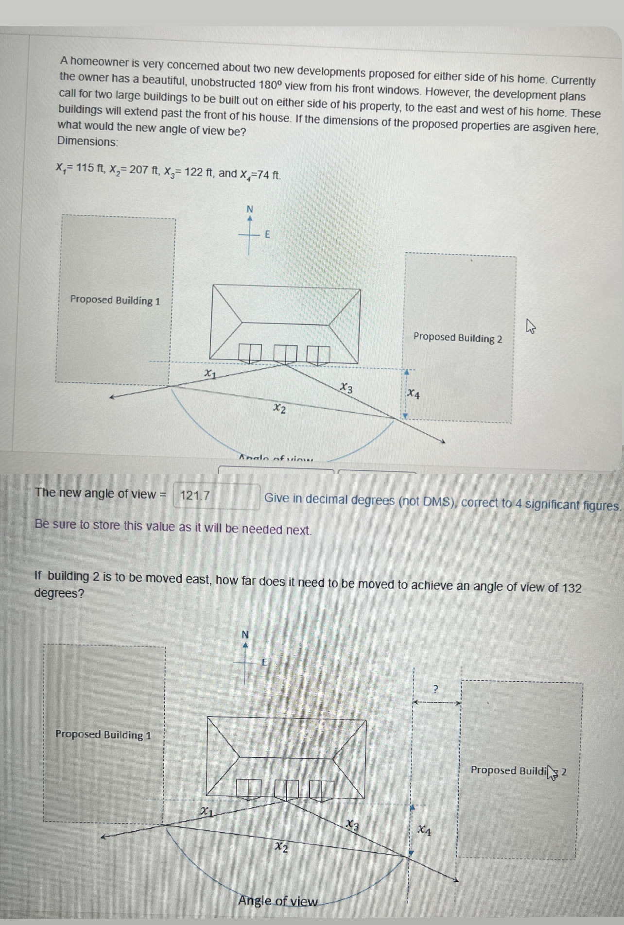 A homeowner is very concerned about two new