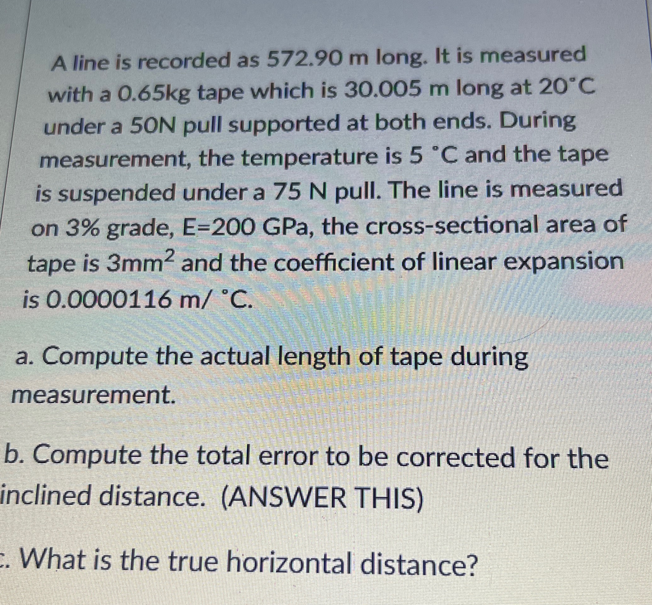 A line is recorded as 5 7 2 . 9 0 m long. It is