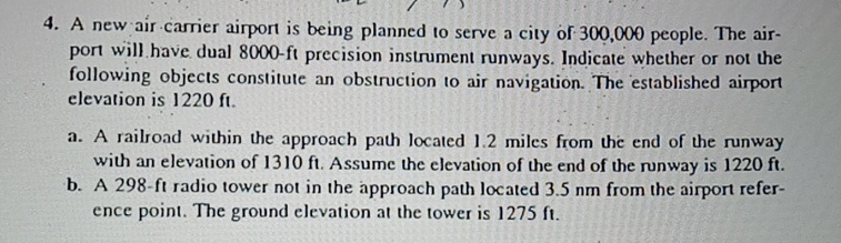 A new air carrier airport is being planned to