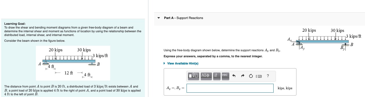 Learning Goal: To draw the shear and bending