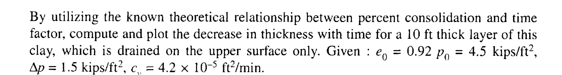 7 . 1 3 The following data were obtained from a