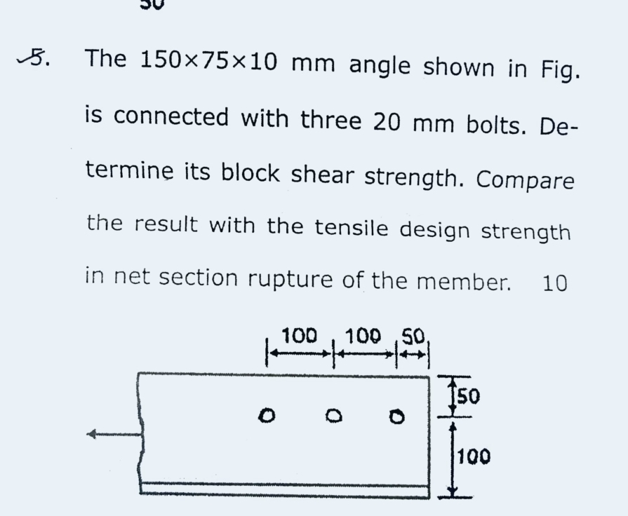 The 1 5 0 7 5 1 0 m m angle shown in Fig. is