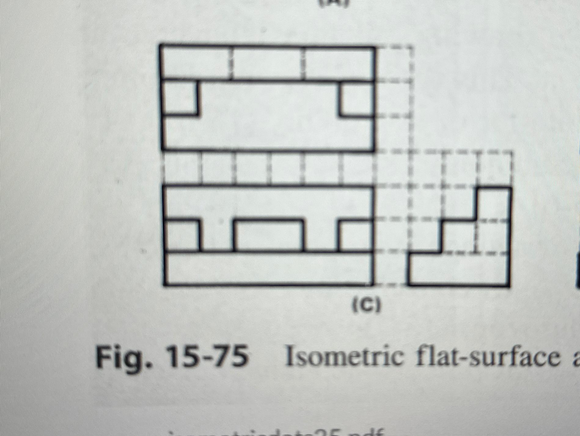 I need the isometric view of C please 1 5 . 7 5