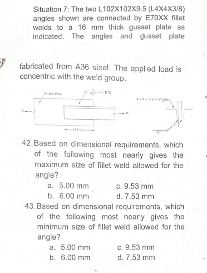 * * SHOW THE SOLUTION * * Situation 7 : The two L