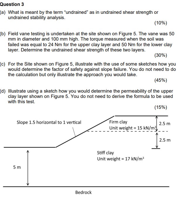 Question 3 ( a ) What is meant by the term