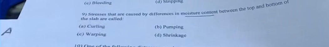 Streses that are caused by differences in