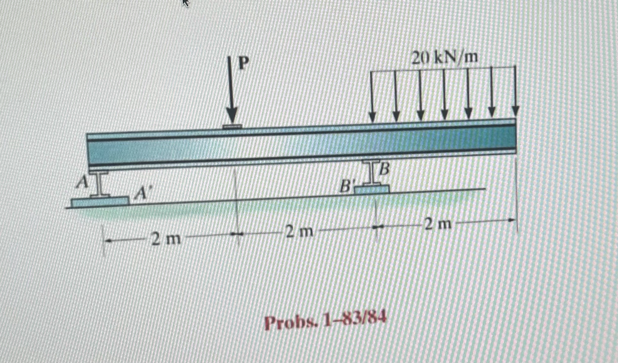 1 - 8 3 . If the allowable bearing stress for the