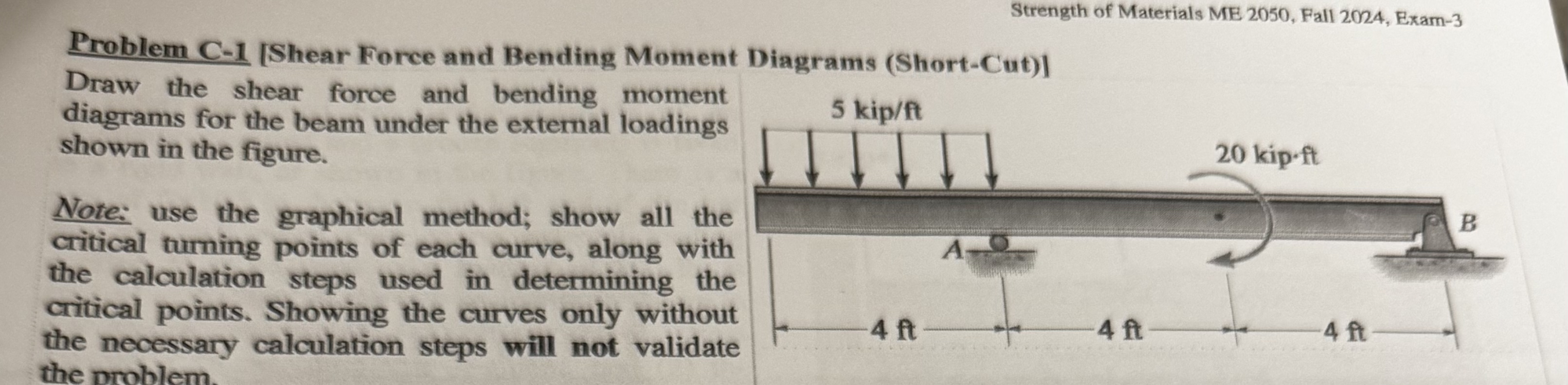 Strength of Materials ME 2 0 5 0 , Fall 2 0 2 4 ,