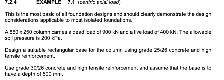 7 . 2 . 4 , EXAMPLE 7 . 1 ( centric axial load )