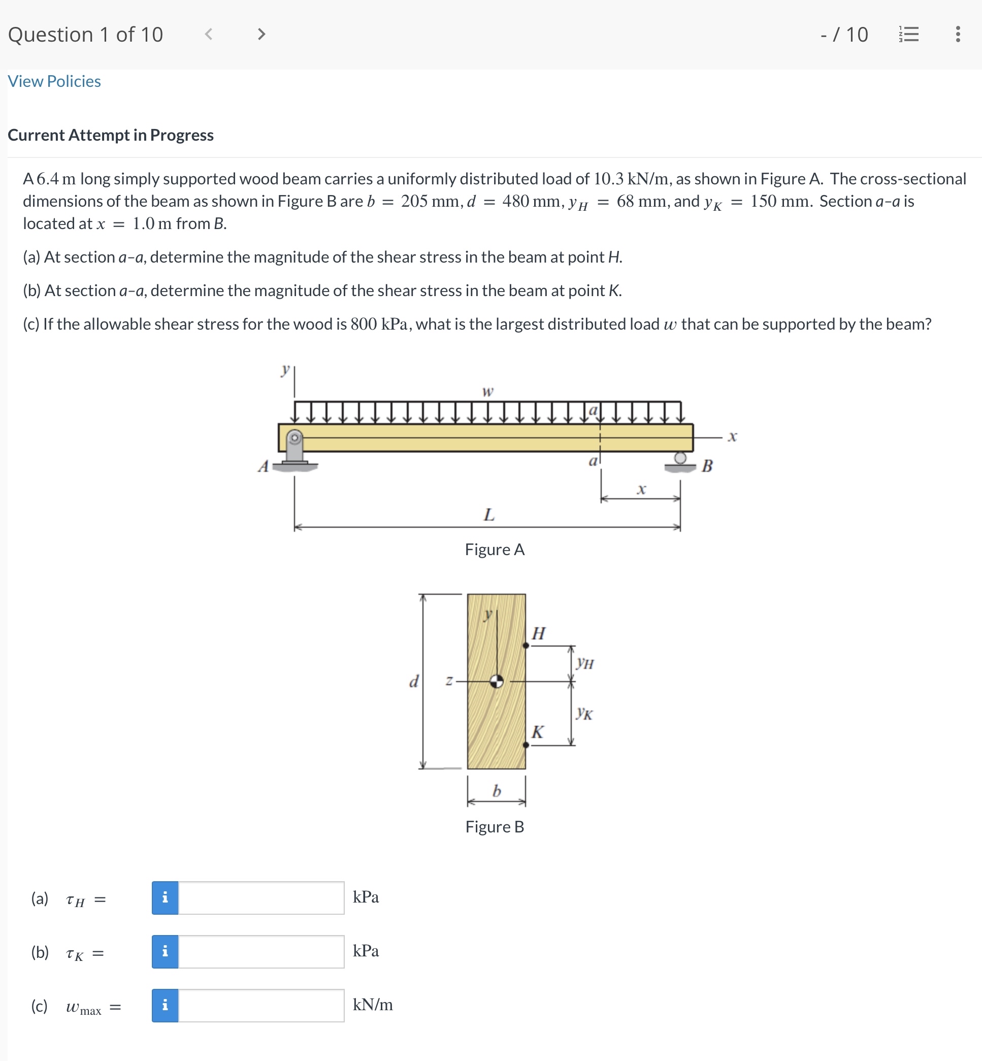 Question 1 of 1 0 / 1 0 View Policies Current