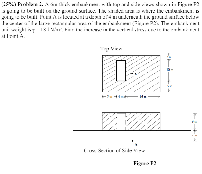 Please help ASAP ( 2 5 % ) Problem 2 . A 6 m