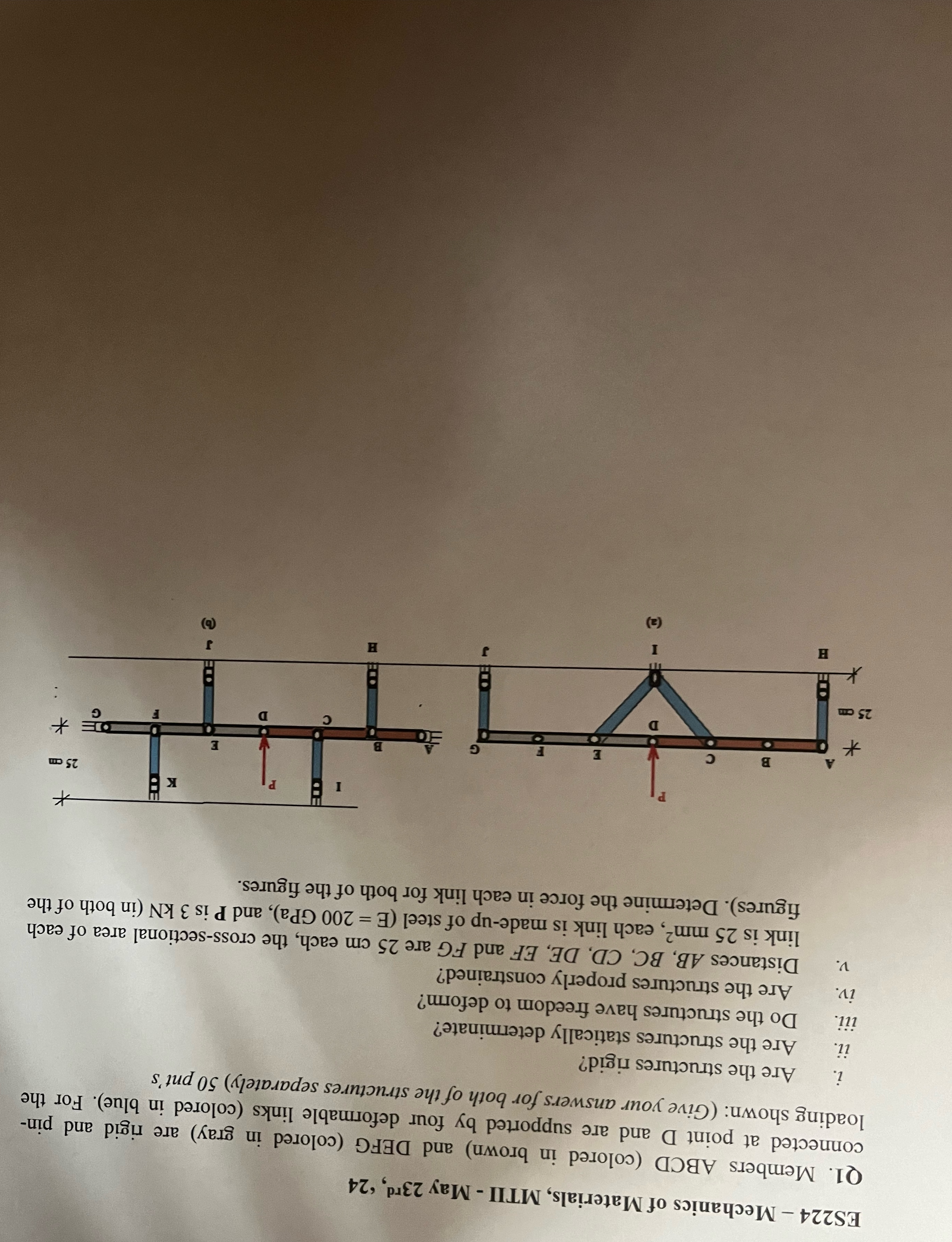 ES 2 2 4 - Mechanics of Materials, MTII - May 2 3