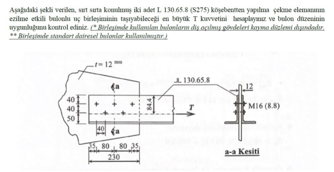 A a daki ekli verilen, s rt s rta konulmu iki