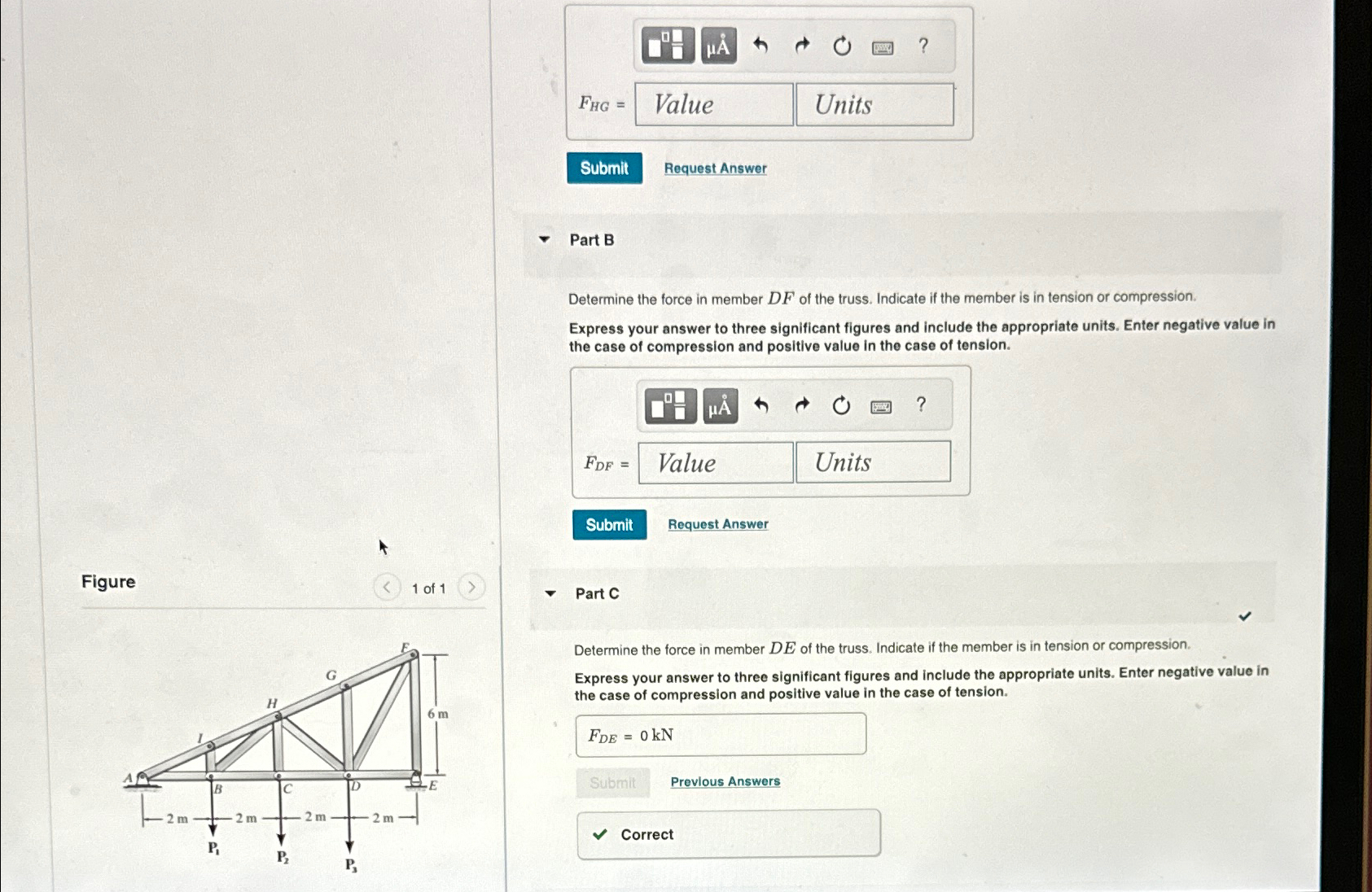 P 1 = 3 0 kN , P 2 = 5 0 kN , P 3 = 7 0 kN