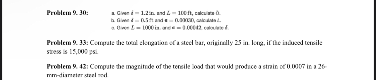 Problem 9 . 3 0 : a . Given = 1 . 2 i n . and L =
