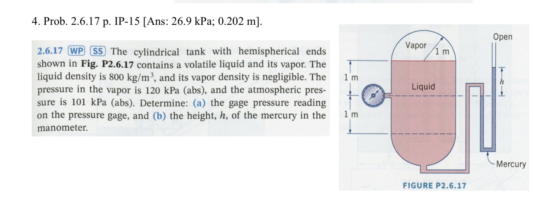 Prob. 2 . 6 . 1 7 p . IP - 1 5 [ Ans: 2 6 . 9