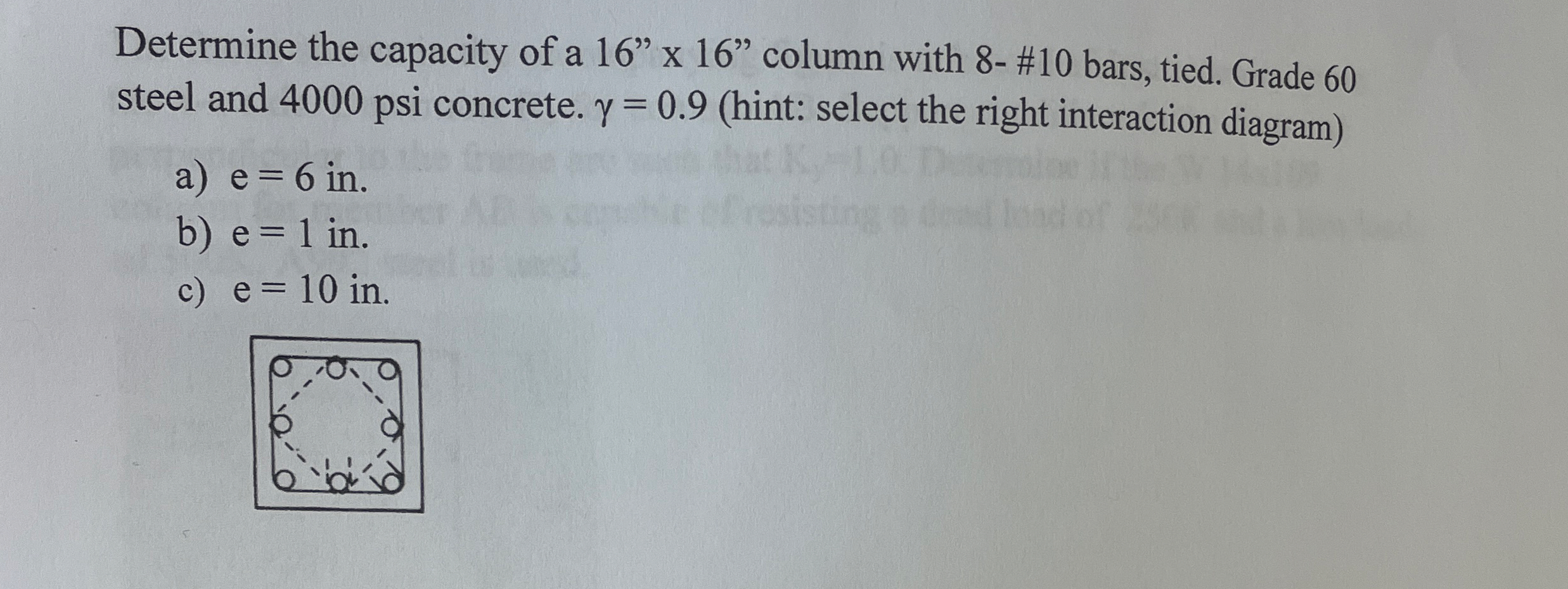 Determine the capacity of a 1 6 ' ' 1 6 ' '