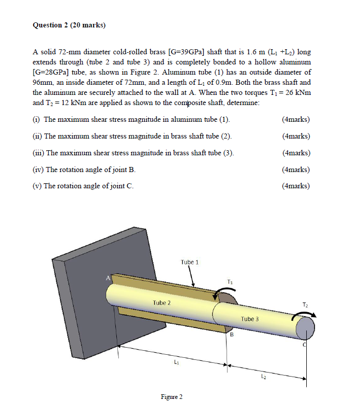 Question 2 ( 2 0 marks ) A solid 7 2 - mm