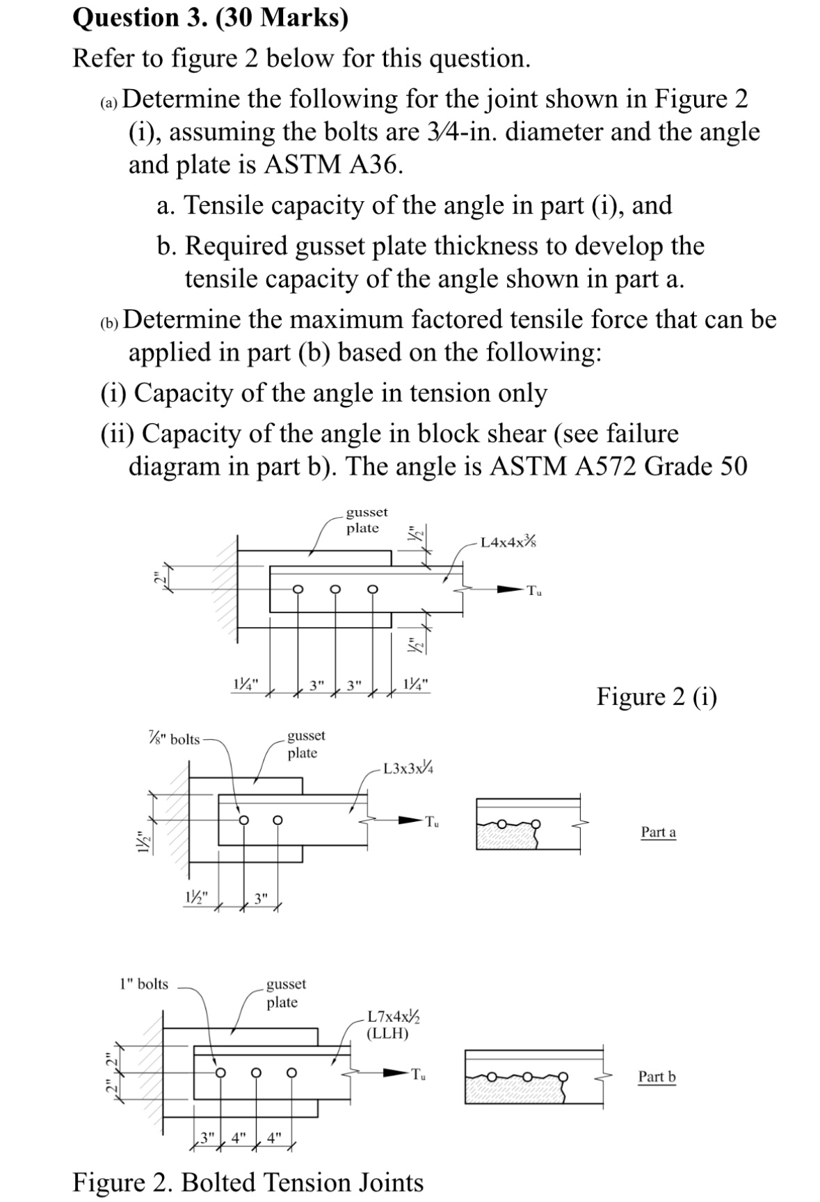 Question 3 . ( 3 0 Marks ) Refer to figure 2