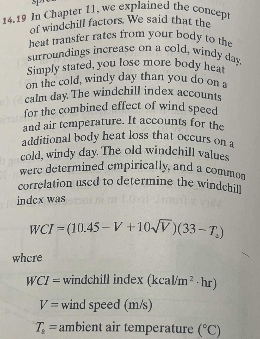 1 4 . 1 9 In Chapter 1 1 , we explained the