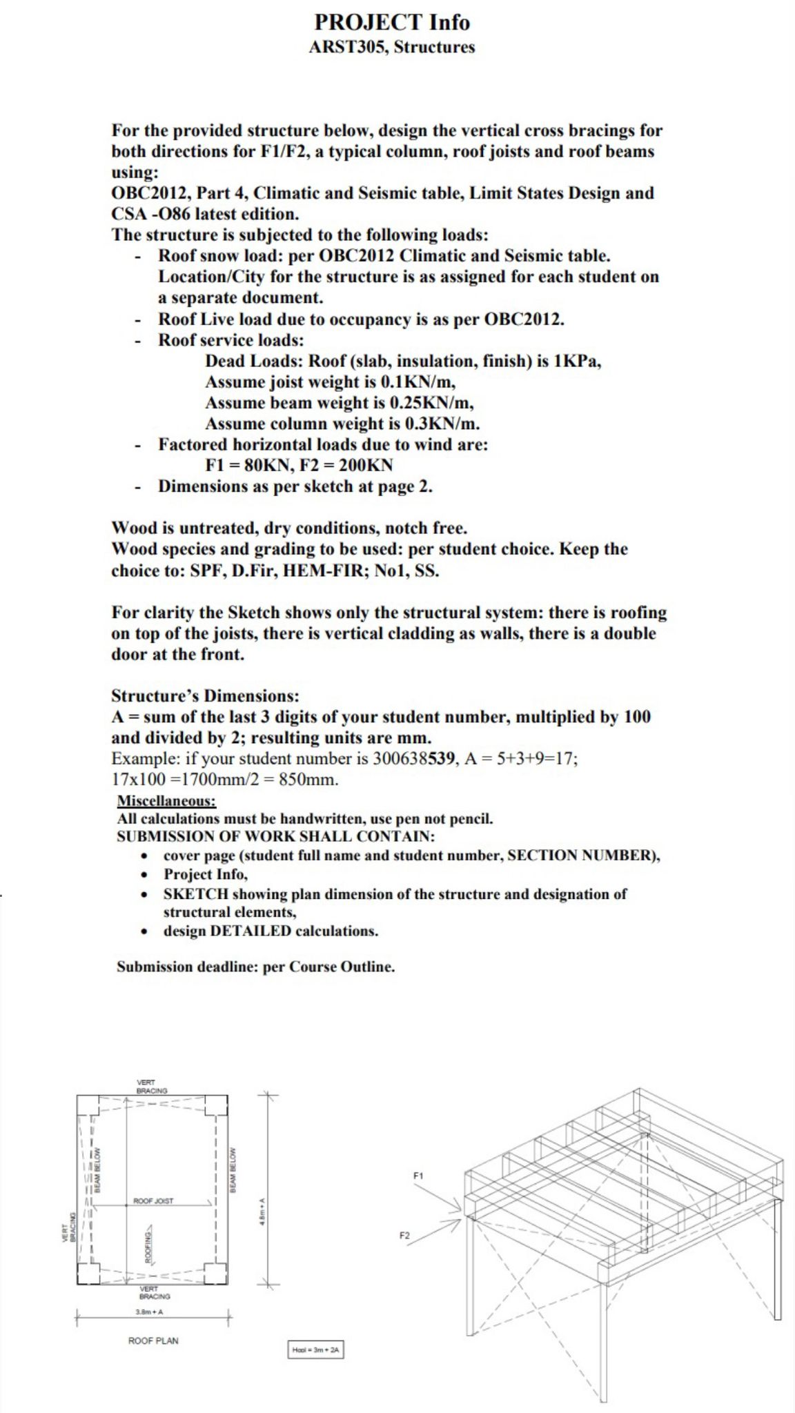 ARST 3 0 5 , Structures For the provided