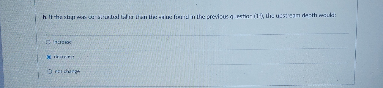 h . If the step was constructed taller than the