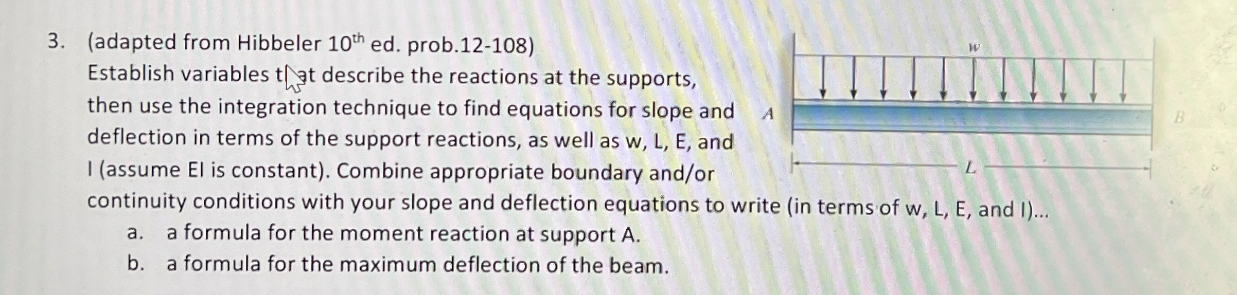 ( adapted from Hibbeler 1 0 t h ed . prob . 1 2 -