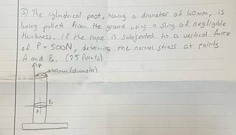 The cylindrical post, houing a dionuter of 4 0 m