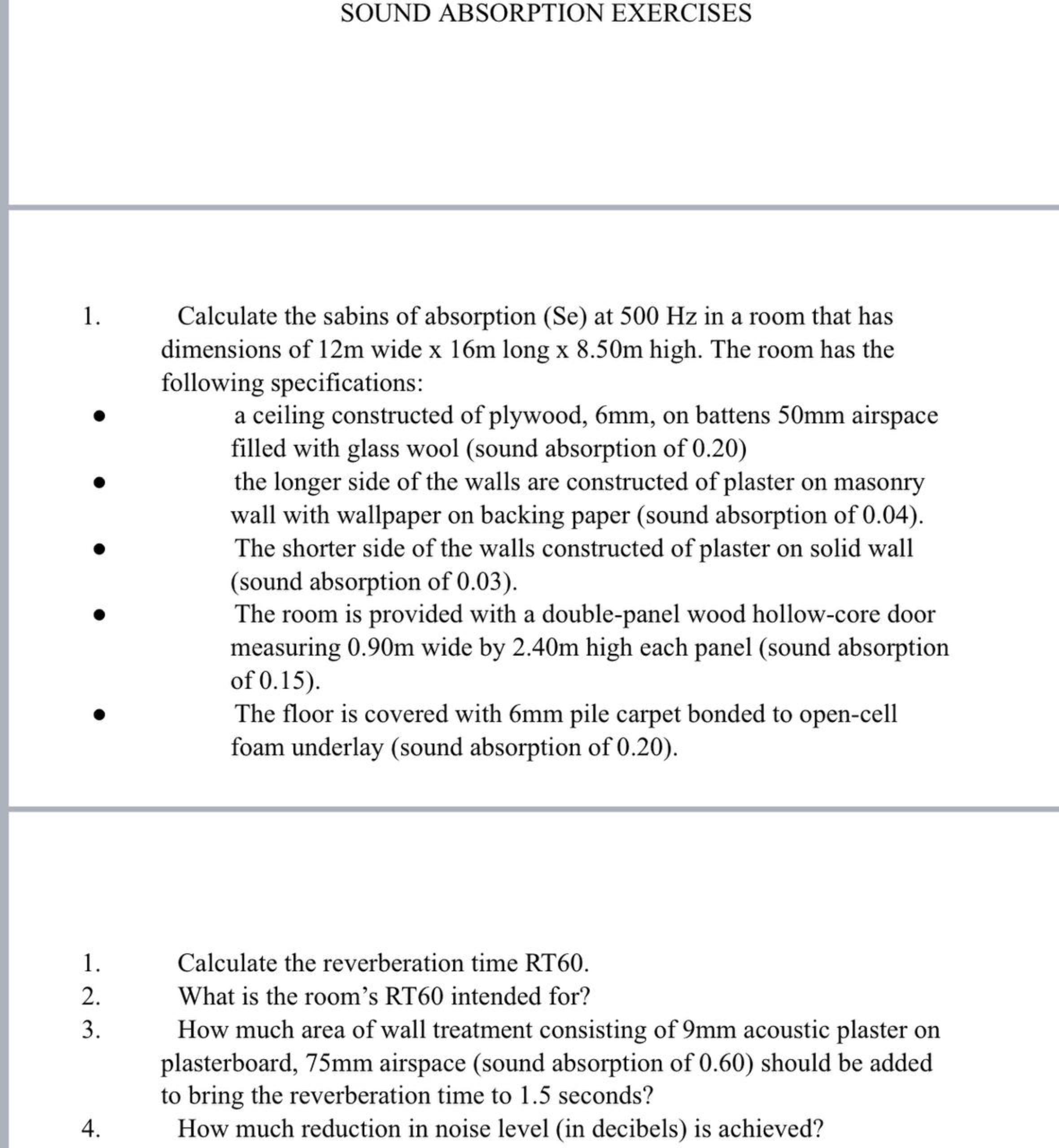 Calculate the sabins of absorption ( Se ) at 5 0