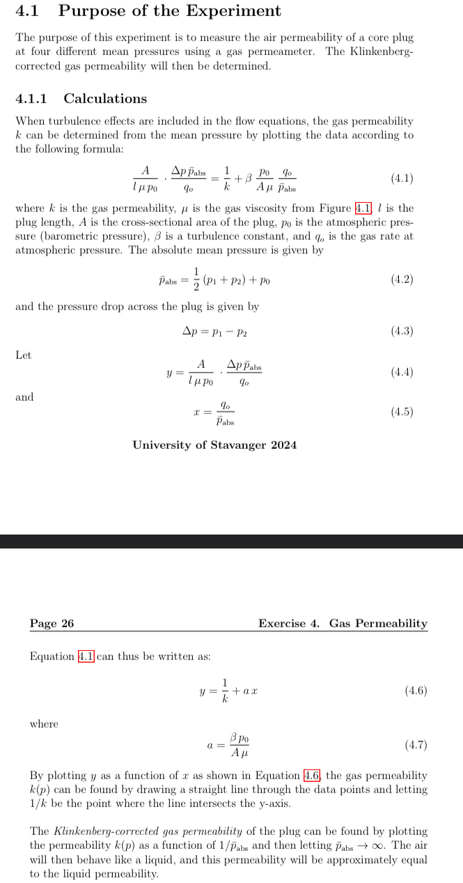 4 . 1 Purpose of the Experiment The purpose of