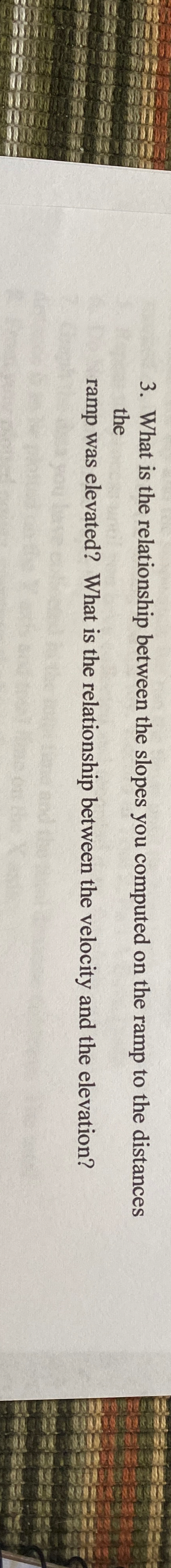 What is the relationship between the slopes you