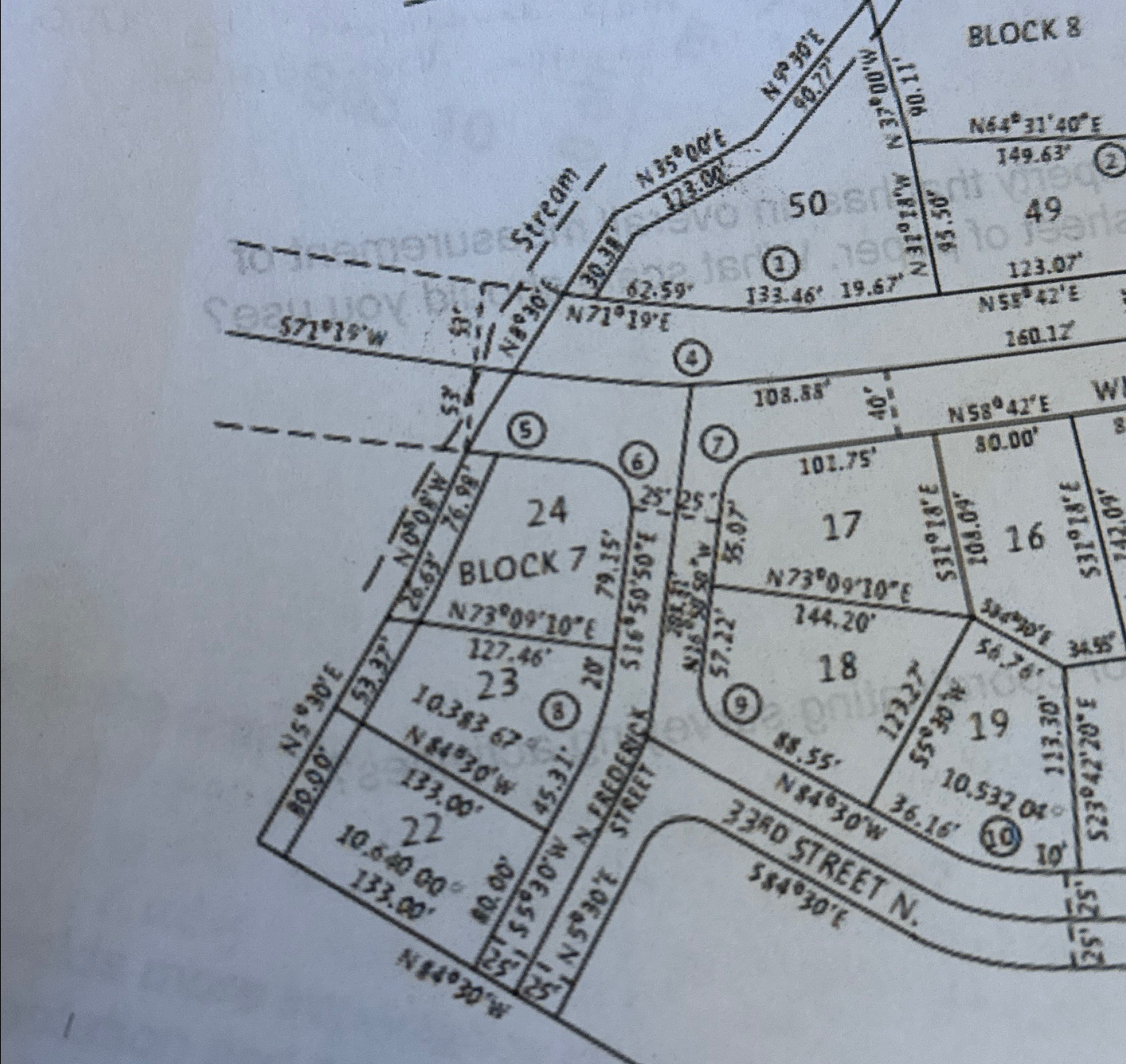 Whats the area of lot 2 3 ?