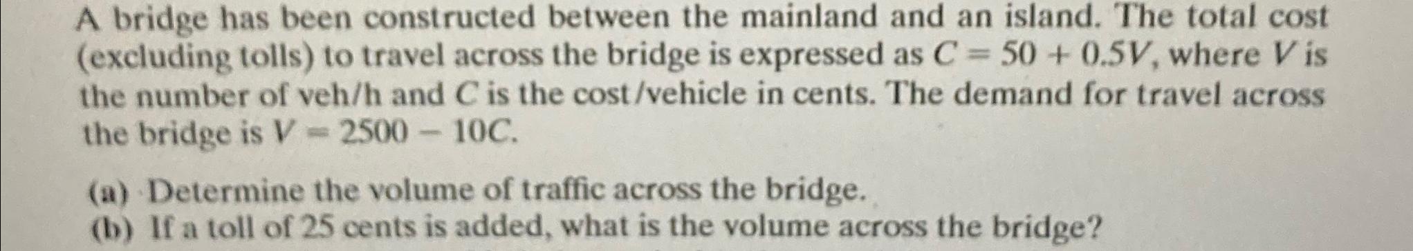 A bridge has been constructed between the