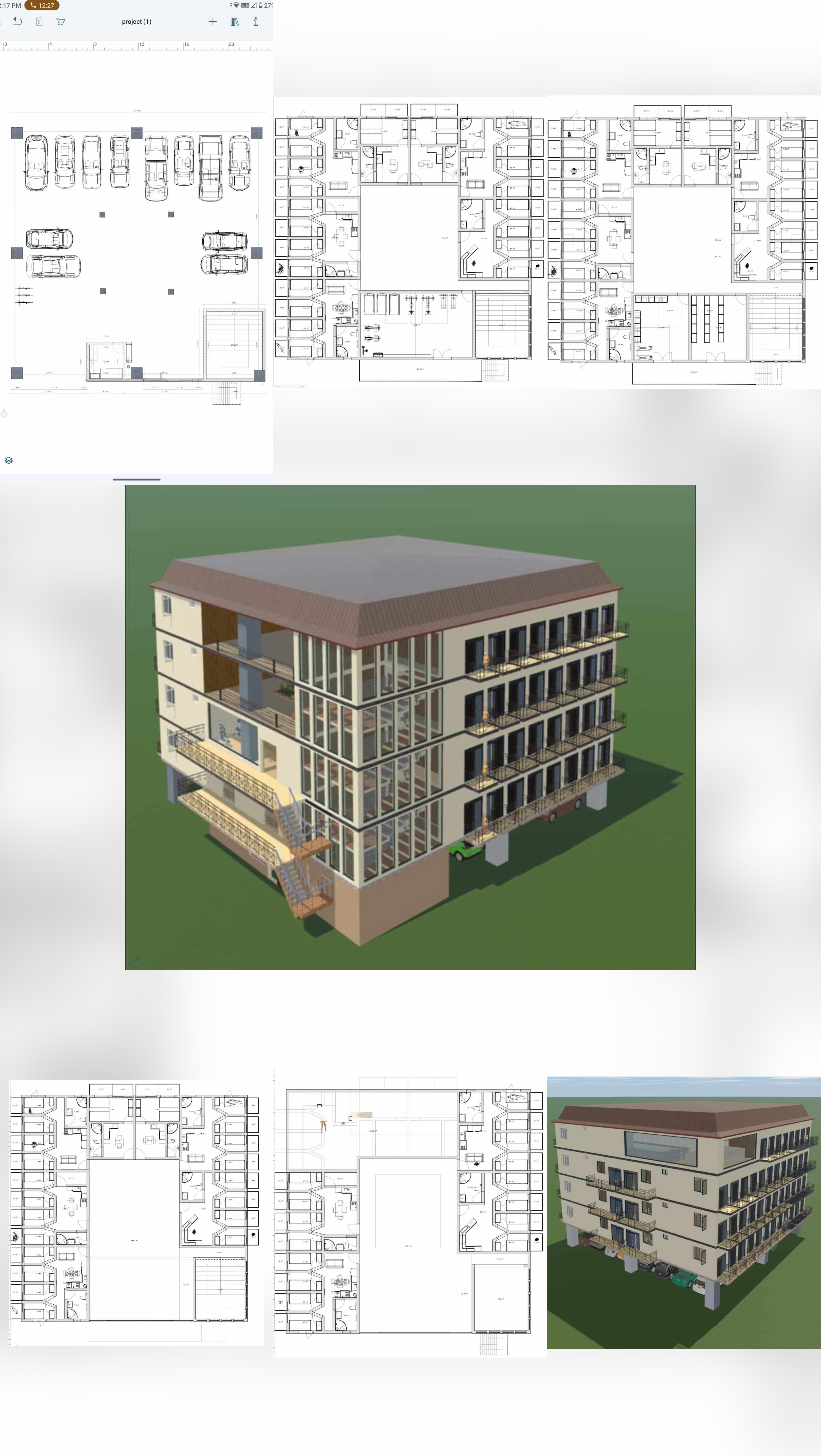 Kindly provide a geometric modeling of this floor