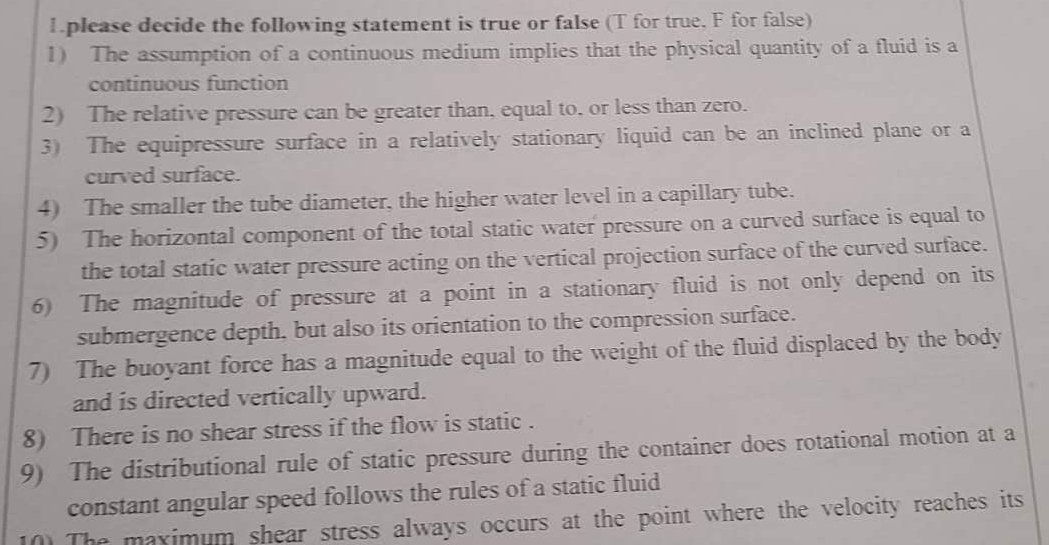 please decide the following statement is true or