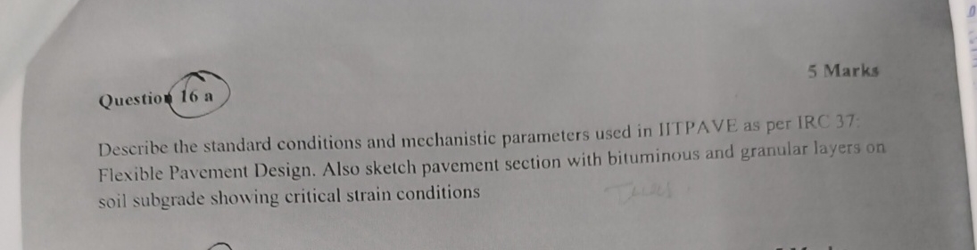 Questio Describe the standard conditions and