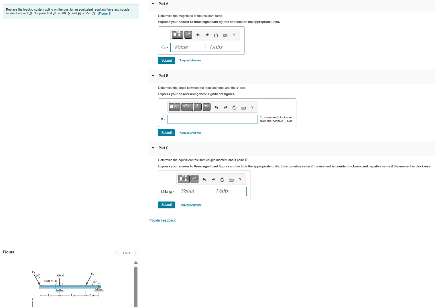 Replace the loading system acting on the post by