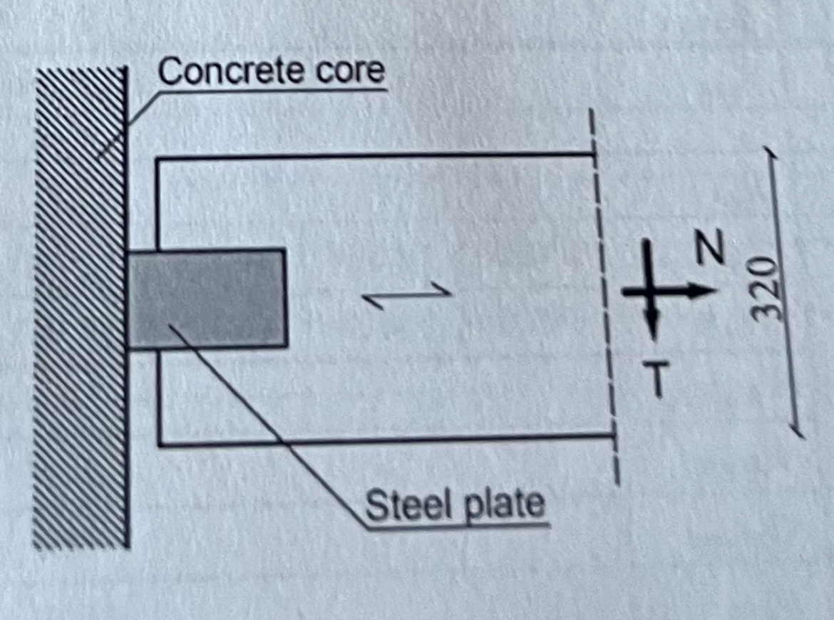 1 . Design the timber side of a connection with