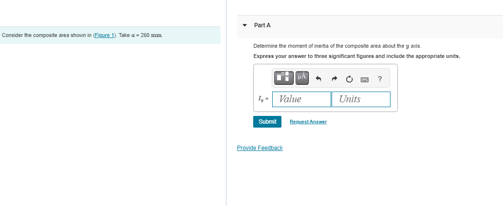 Figure 1 of 1 Consider the composite area shown