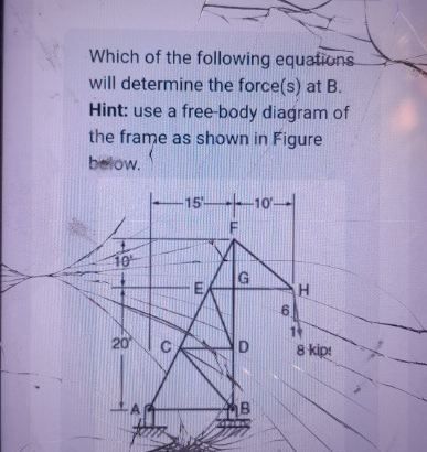 Which of the following equations will determine