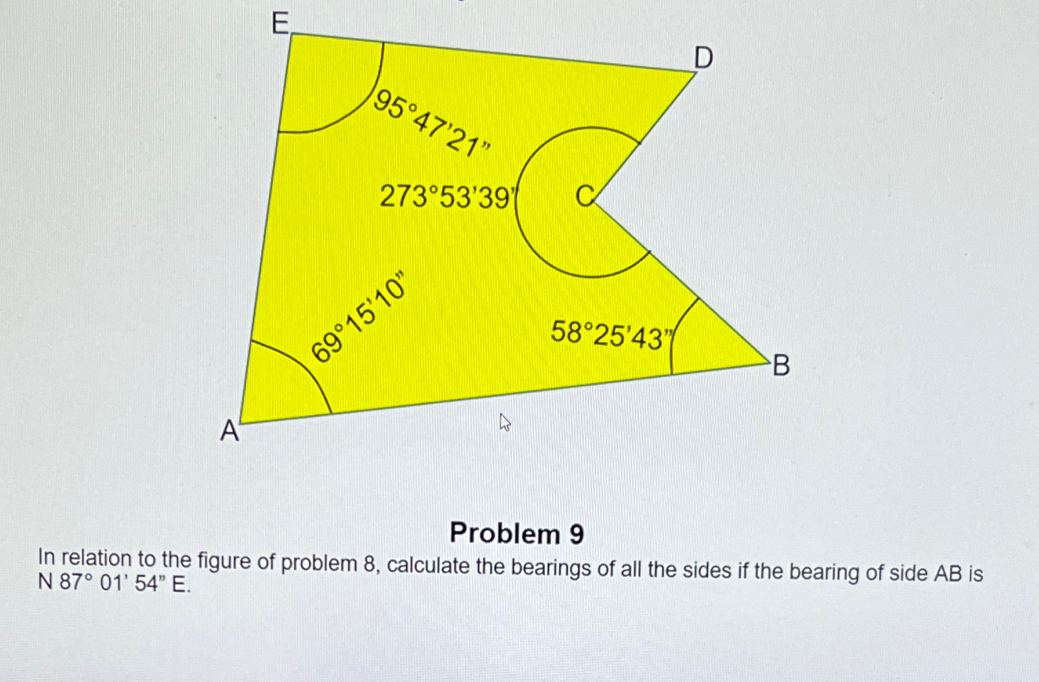 Problem 9 In relation to the figure of problem 8