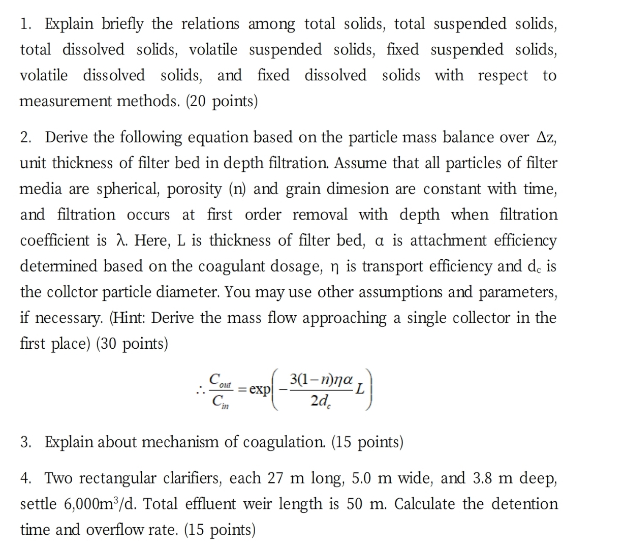 1 . Explain briefly the relations among total