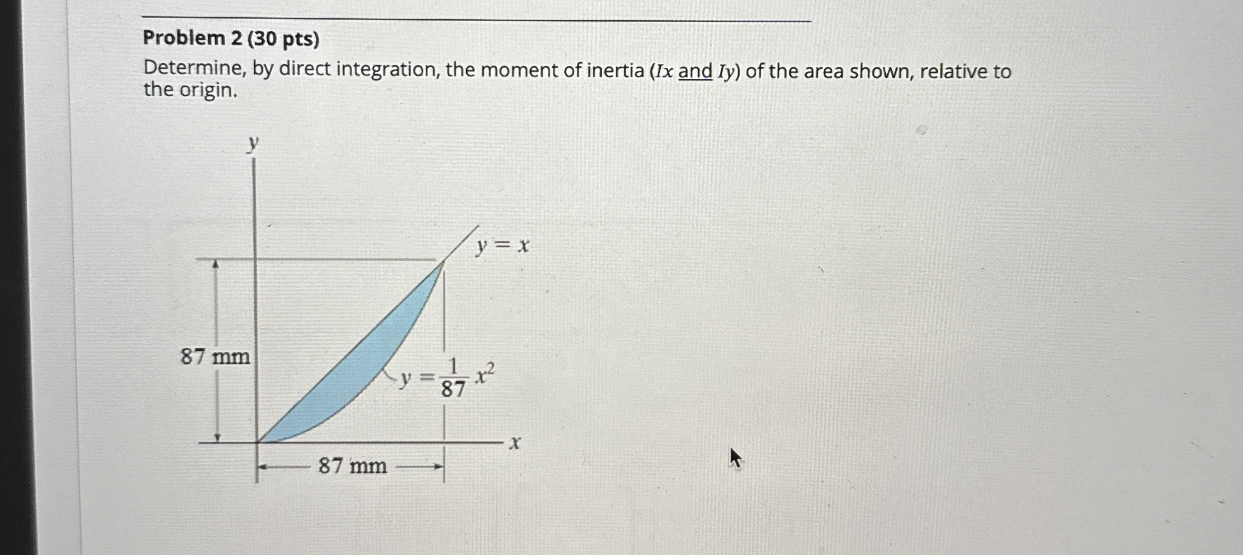 Problem 2 ( 3 0 pts ) Determine, by direct