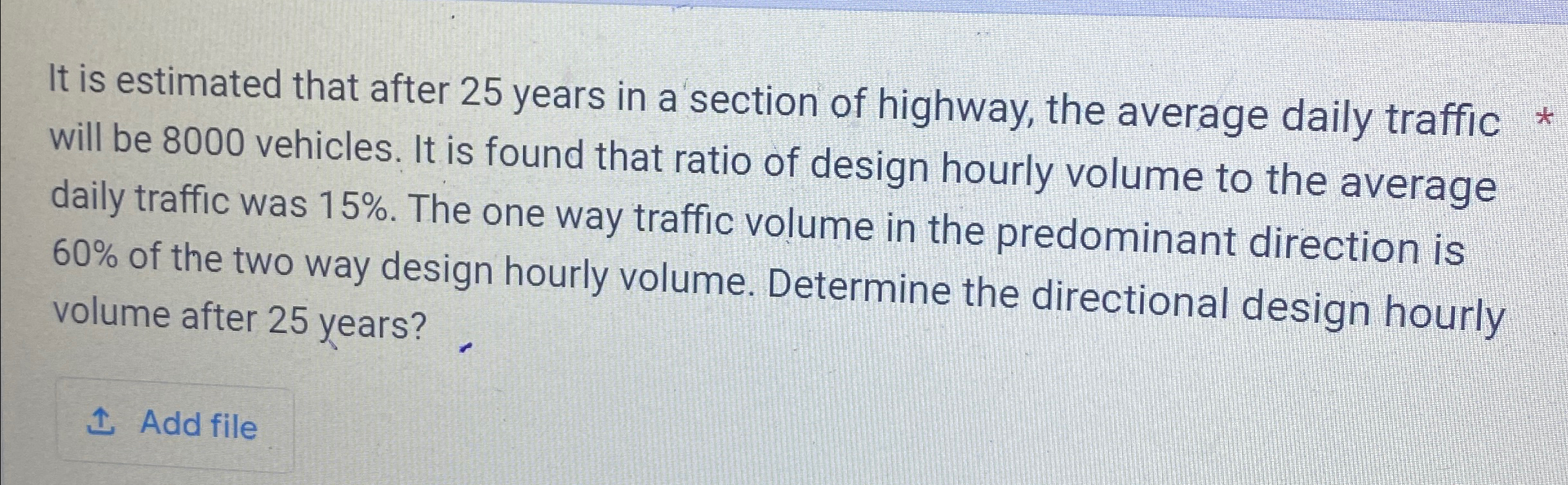 It is estimated that after 2 5 years in a section