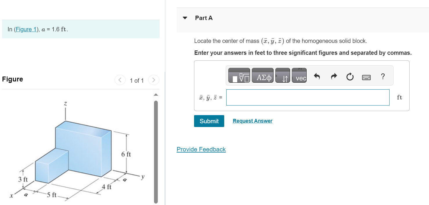 Part A l n ( Figure 1 ) , a = 1 . 6 f t . Figure