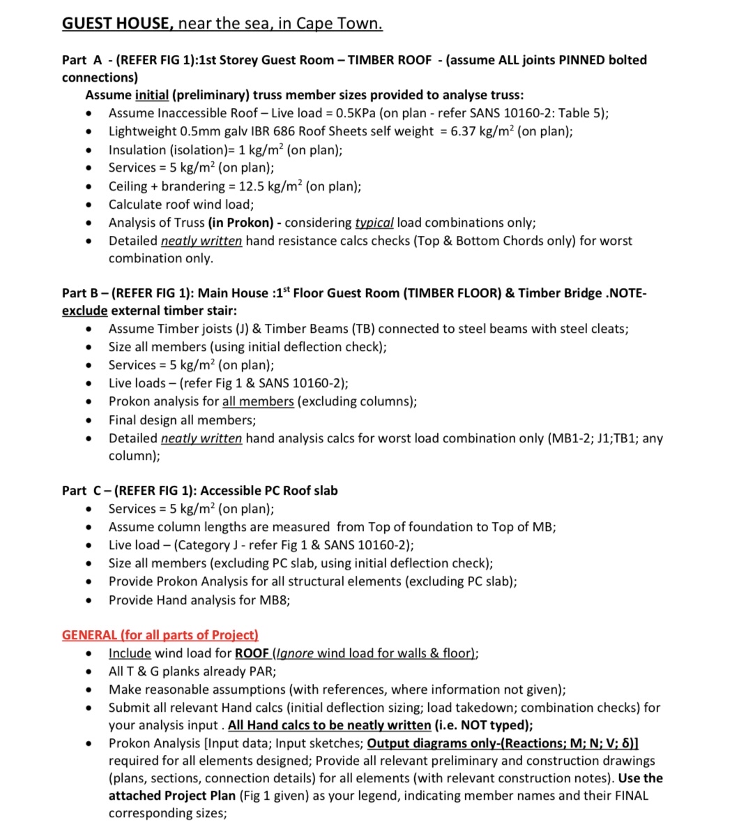 GUEST HOUSE, near the sea, in Cape Town. Part A -