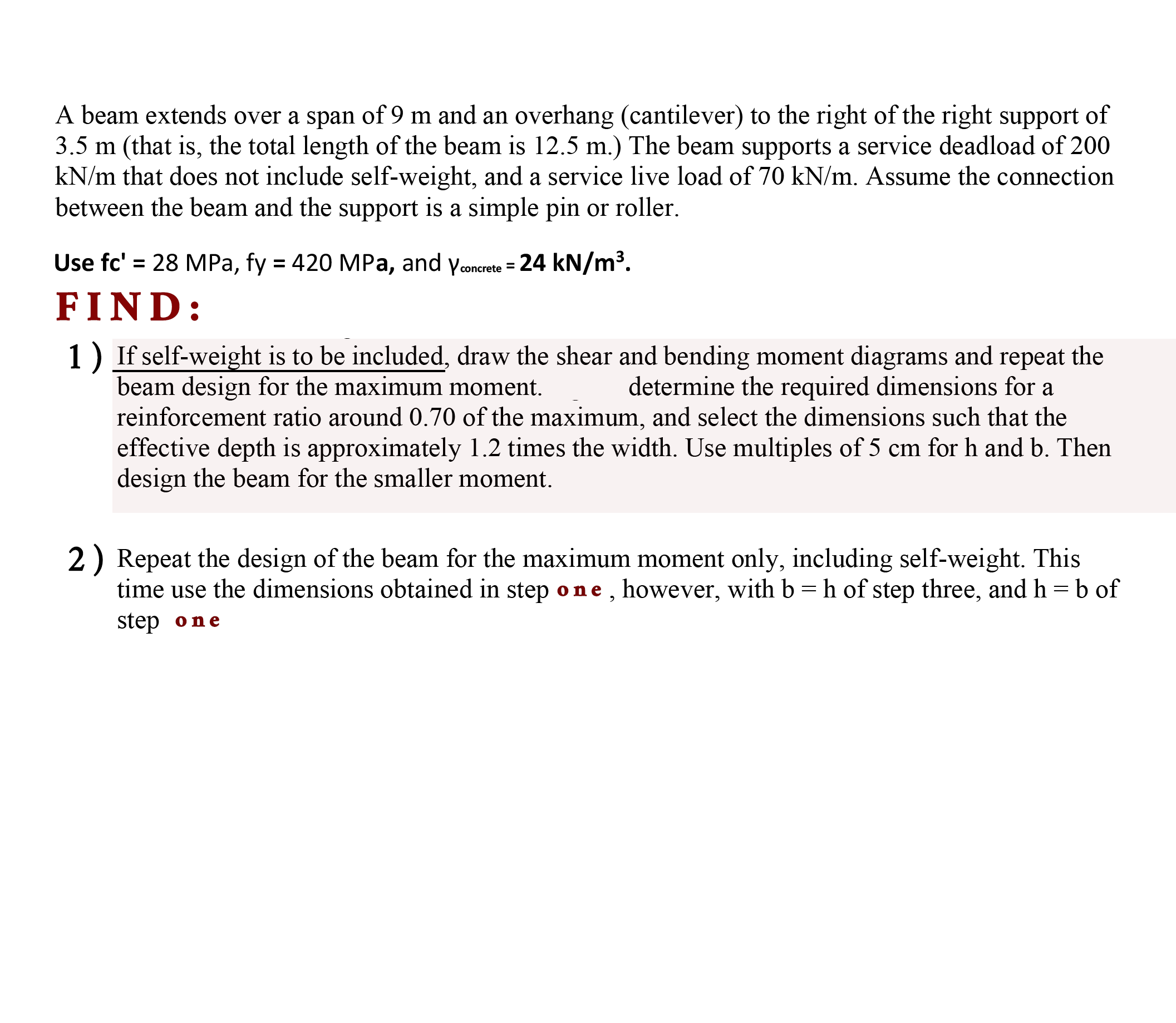draw the shear and bending moment diagrams if the